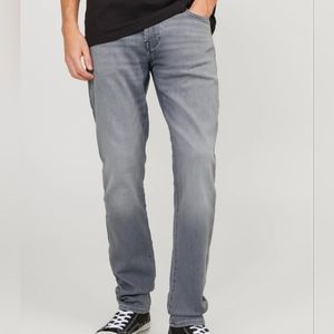 Jack & Jones Glenn Slim Fit Grey Jeans Size 32